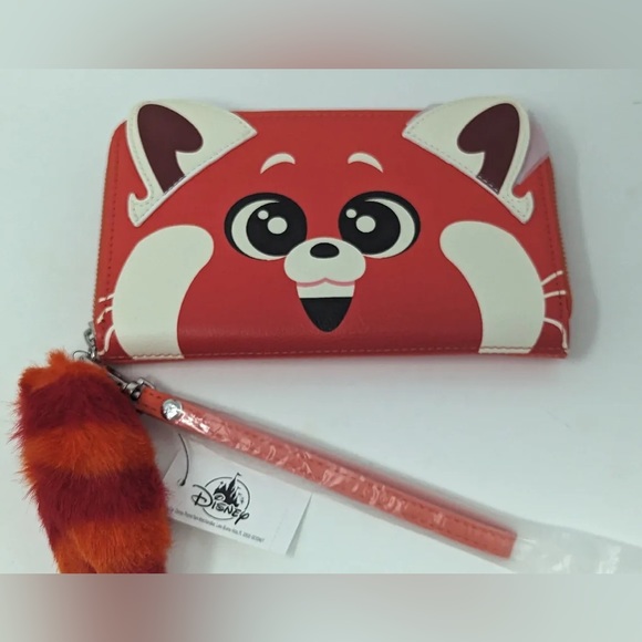 Loungefly women’s Disney Mei Lee Turning Red Panda Zip-Around Wallet - Picture 4 of 16